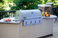 SABER SS 670 PREMIUM 4BURNER BUILTIN GAS GRILL