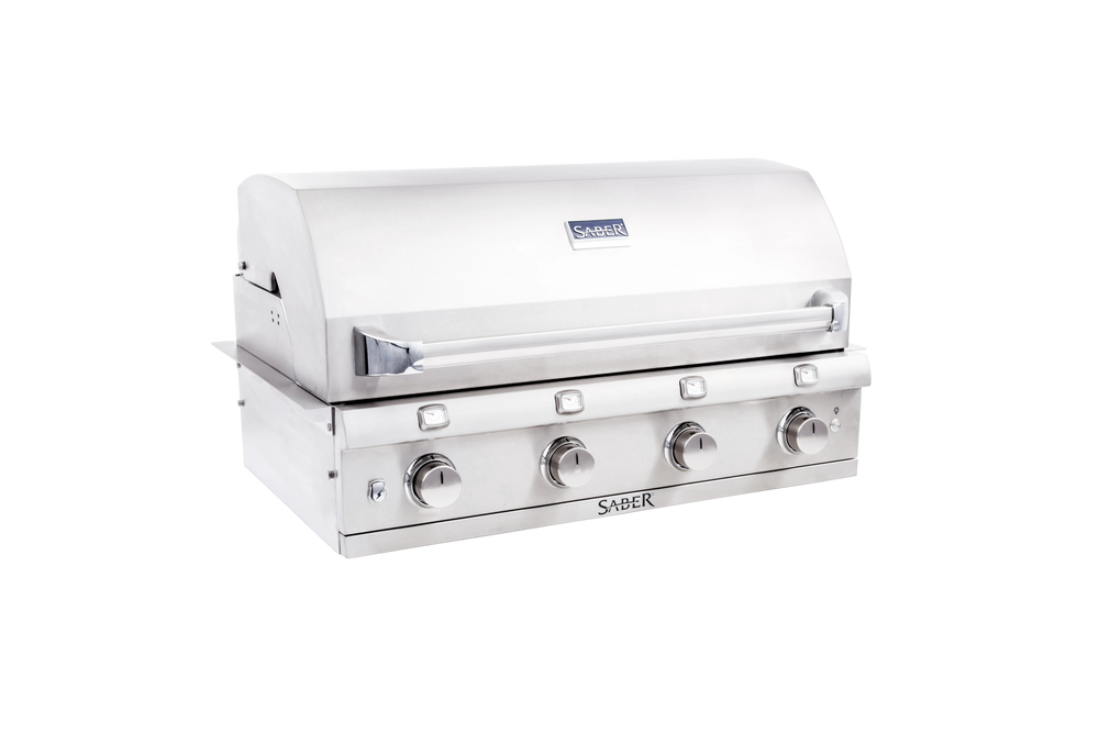 SABER SS 670 PREMIUM 4BURNER BUILTIN GAS GRILL