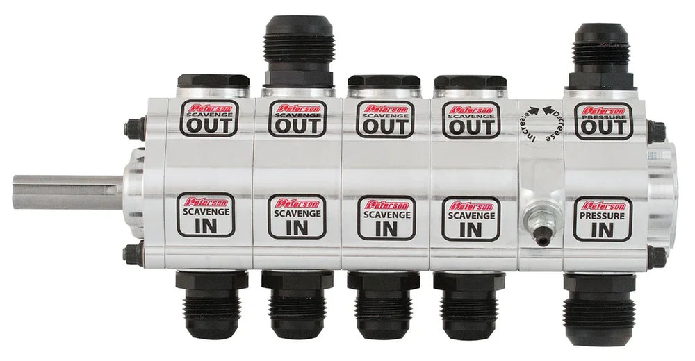 Oil Pump 5-Stage R4 Left Side Mount Male Hex
