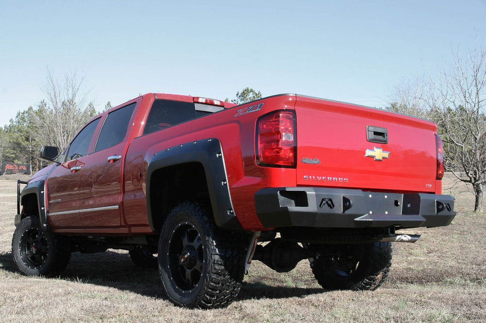 1418 SILVERADO/SIERRA 1500 PREMIUM REAR BUMPER BARE STEEL