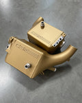 CSF 16-21 BMW M5 (F90) / 17-21 BMW M8 (F91/F92/F93) Twin Charge-Air-Cooler Set - Carbon Gold Matte