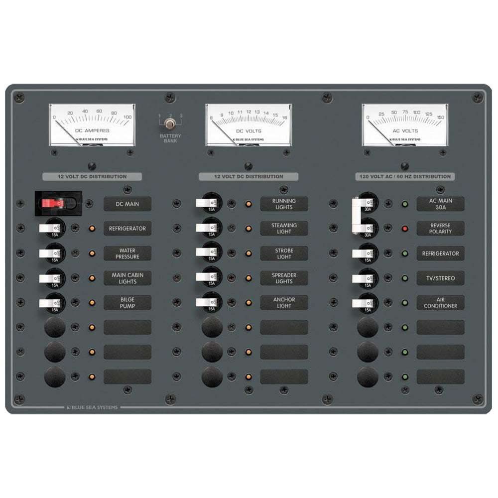 PANEL 230VAC 8POS DC 16POS