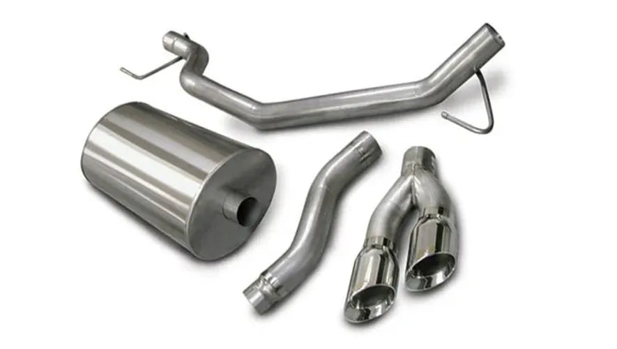 3.0 Inch Cat-Back Sport Single Side Exit Exhaust 4.0 Inch Polished Tips 04-06 Nissan Titan Extended