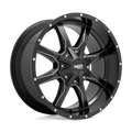 MO970 18x10 5x127.00/5x139.70 GLOSS BLACK W/MILLED LIP (24 mm)