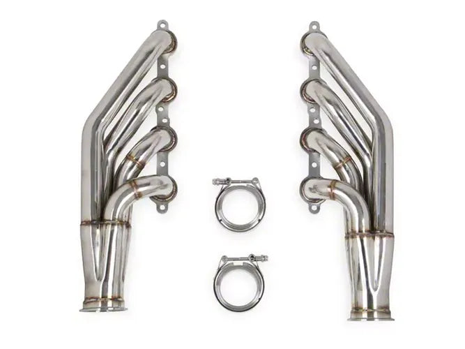 Ls Turbo Headers-Natural Finish LS Turbo Headers (Up And Forward) 1-7/8 Inch 409SS Gm 4.8/5.3/6.0L V8 Natural Finish FlowTech