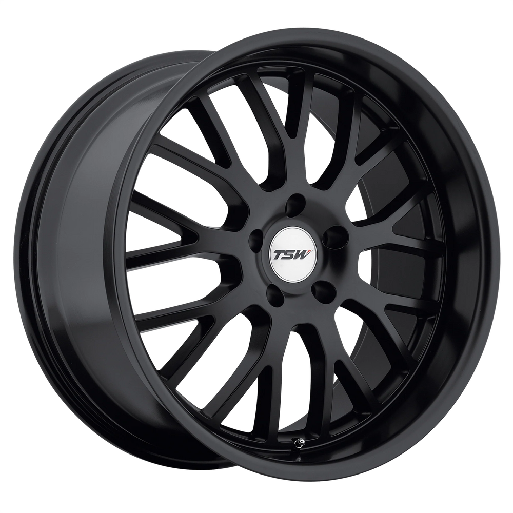 TSW Alloy Wheels black auto part