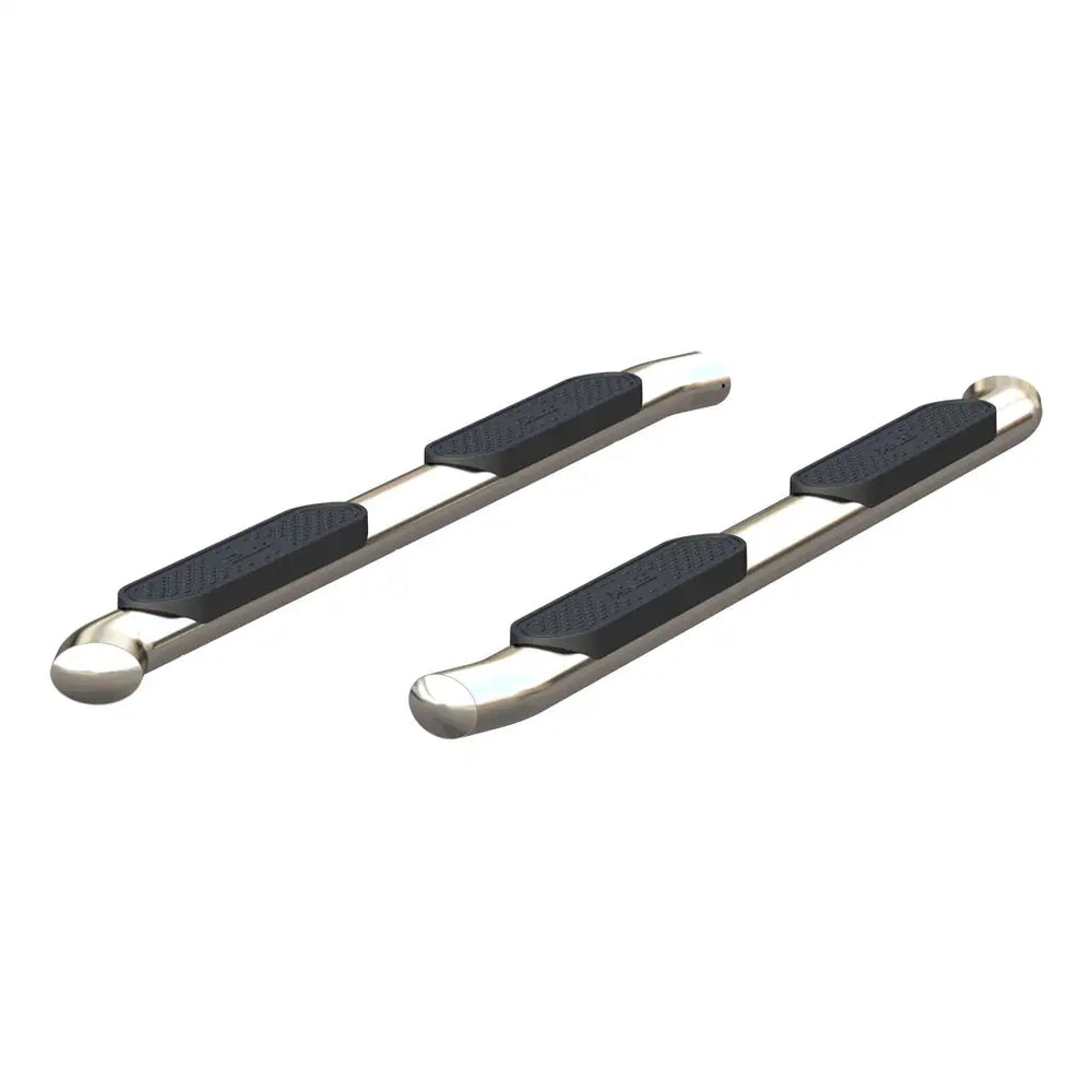 4IN OVAL SIDE BARS STAINLESS