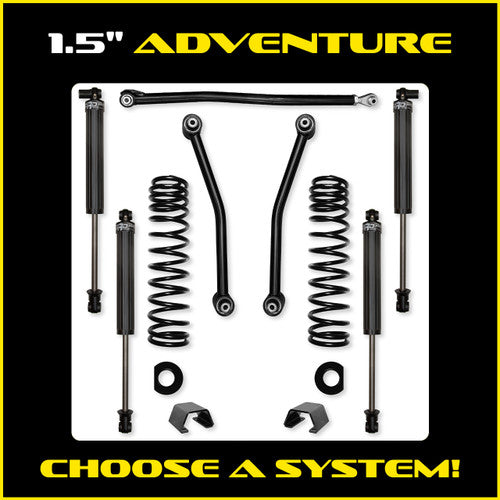 Rock Krawler 3.0 Inch Silverback Pro Elite Trail Runner System w/ PB J Lower Arms Lift Kit JT30SB2P-TR