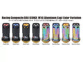 Project Kics 14X1.25 Iconix R40 Lug Nuts - Black w/ Gold Caps - 16+4