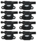 MSD Ignition Coil Blaster Series Gen V Gdi Engine Black 8-Pack Square 2014-Up GM Lt Direct Injected Engine Square MSD Ignition