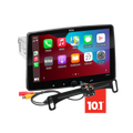 APPLE CARPLAY & ANDROID AUTO CAR MULTIMEDIA PLAYER W/ 10.1IN TOUCHSCREEN SINGLE DIN