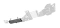 ~(22 lbs. 46X19X16)~ ZR2 Bison Fuel Tank Skid Plate