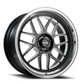 RIDLER 611 611 GLOSS BLACK/MILLED WITH DIAMOND CUT LIP 17X7 5-114.3 0MM 83.82MM