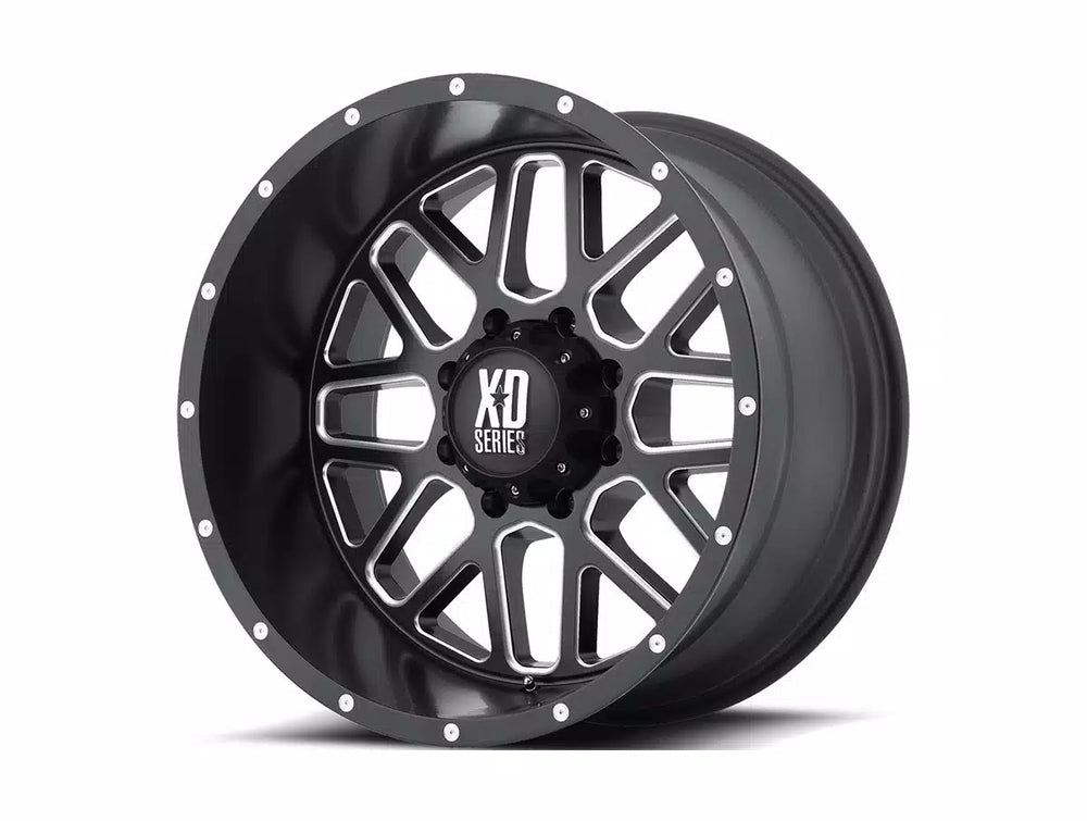 GRENADE 18X9 8X180 18MM SATIN BLACK MILLED