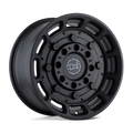 WARTHOG 17X8.5 5X5.0 18MM MATTE BLACK