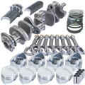 Eagle Chevy 350 1Pc 3.750in Crank 6.000in I-Beam Rods 4.030in Pistons 153 Tooth FP Balanced Assembly