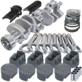 Eagle Chevy LT1 350 1Pc 3.750in Crank 5.700in H-Beam -16cc Inv Dome 4.030in Piston Rotating Assembly