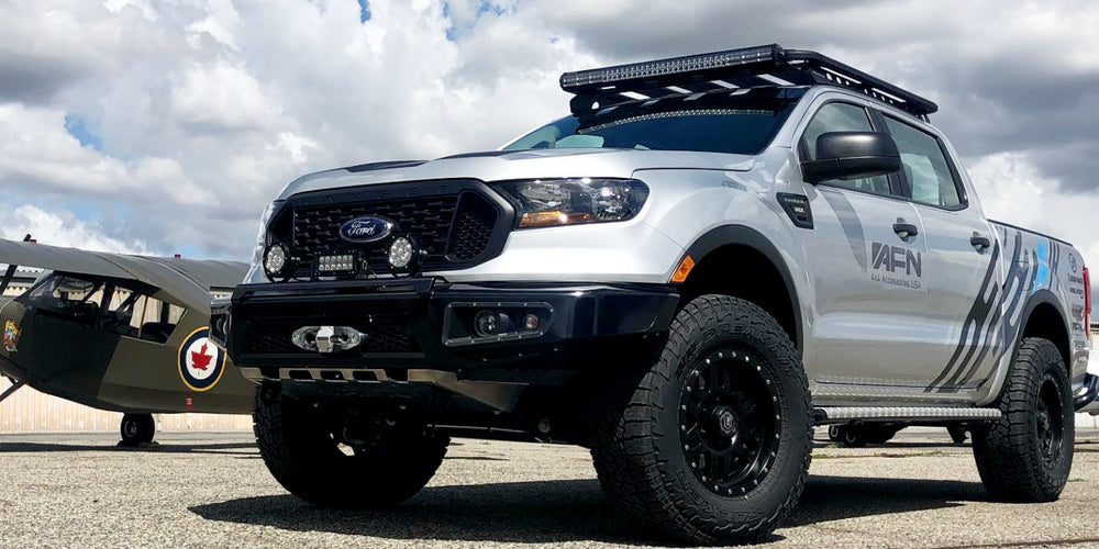REAR STEP BAR W/TRAILER HITCH - RAN