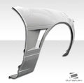 1989-1994 Nissan 240SX S13 Duraflex Silvia S13 Conversion Type U Kit - 4 Piece - Includes S13 Conversion Type U Front Bumper Cover (104589)S13 Conversion M-1 Sport Fenders (100877) S13 Conversion M-1 Sport Hood (102203)