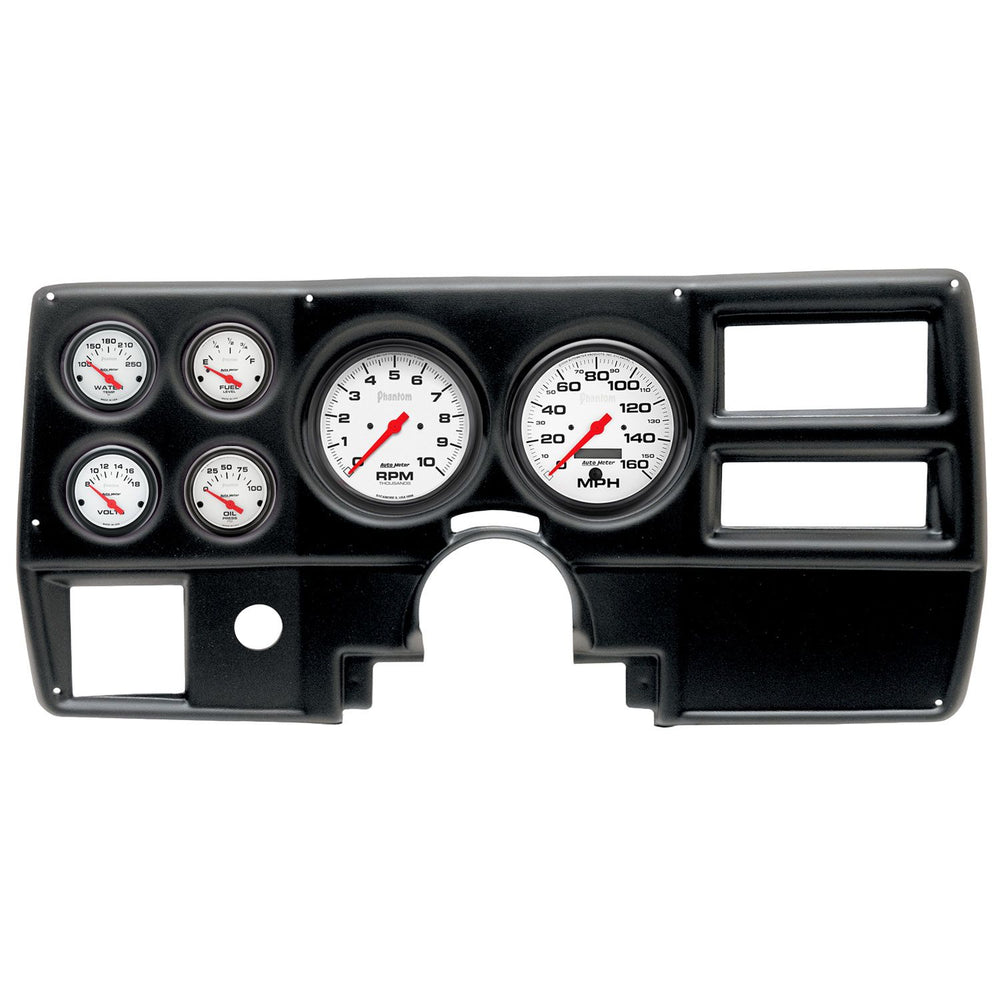 8487 CHEVY/GMC TRUCK AC 5IN X 2 & 21/16IN X 4 DIRECT FIT DASH KIT PHANTOM