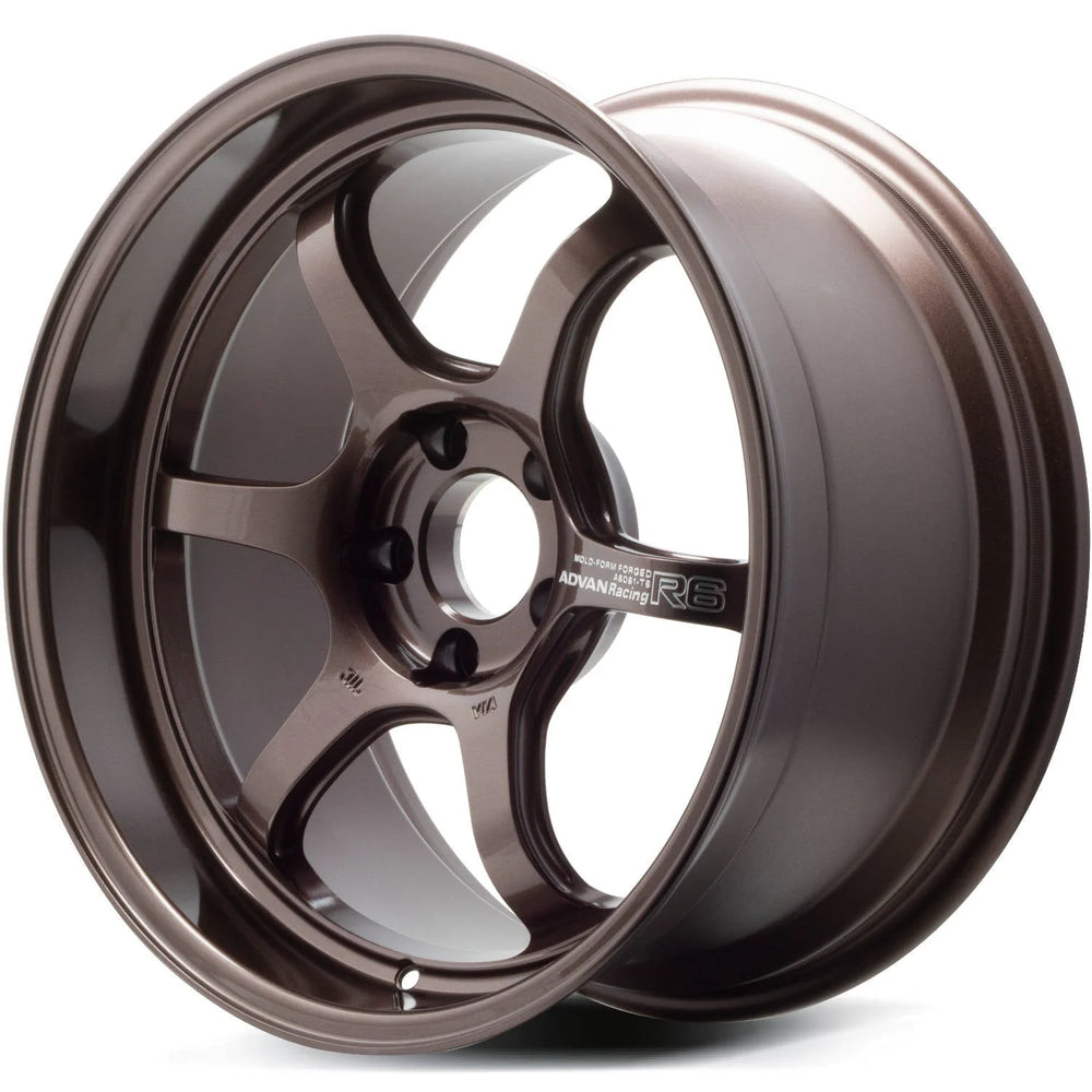 Advan R6 18x8.5 +45 5-112 Racing Copper Bronze Wheel