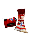 ***Discontinued***~(6 lbs. 18X12X9)~ Individual First Aid Kit w/ Backpack (Coyote w/ Red Stitching)