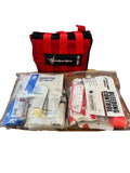 ***Discontinued***~(6 lbs. 18X12X9)~ Individual First Aid Kit w/ Backpack (Coyote w/ Red Stitching)