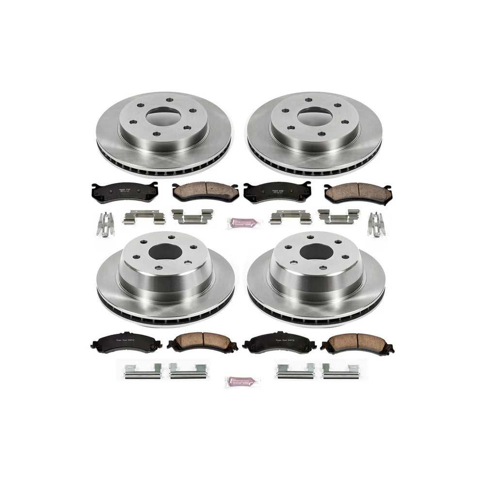Power Stop 02-06 Cadillac Escalade Front & Rear Autospecialty Brake Kit