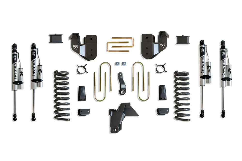 1923 RAM 3500 4WD BASIC 6IN LIFT KIT W/RADIUS ARM BRACKETS & VULCAN 2.0 RESERVOIR SHOCKS