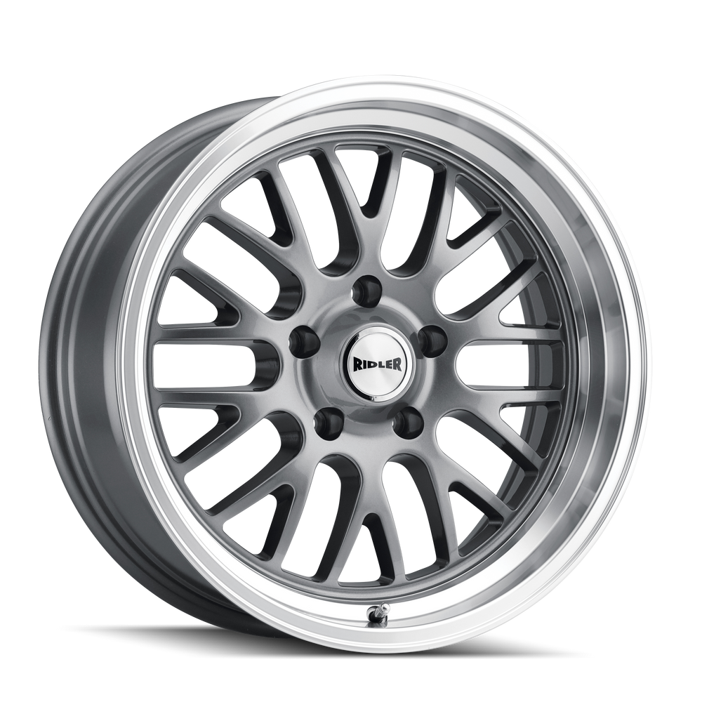 RIDLER TYPE 607 GREY W MACHINED LIP 20X10 5-120.65 0MM 83.82MM