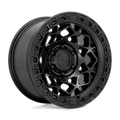 D786 17X9 5X5.0 M-BLK M-BLK-RING 01MM