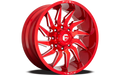 Fuel Wheels red auto part