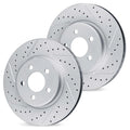 R1 Concepts Brake Rotor- Blank with Optimum Oe Pads Hdw Fits Audi A8