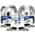 R1 Concepts Brake Rotor- Blank with Optimum Oe Pads Hdw Fits Audi A8