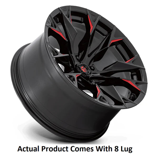 D823 20X9 8X6.5 G-BLK MILL C-RED 1M