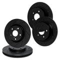 R1 Concepts Brake Rotor- Slotted - Silver Fits Ford C-Max