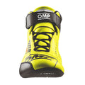 OMP ONE EVO X SHOES MY2024 FIA 8856-2018 FLUO YELLOW SIZE 44
