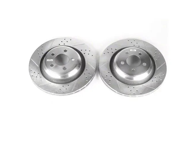 Power Stop 05-10 Chrysler 300 Rear Evolution Drilled & Slotted Rotors - Pair