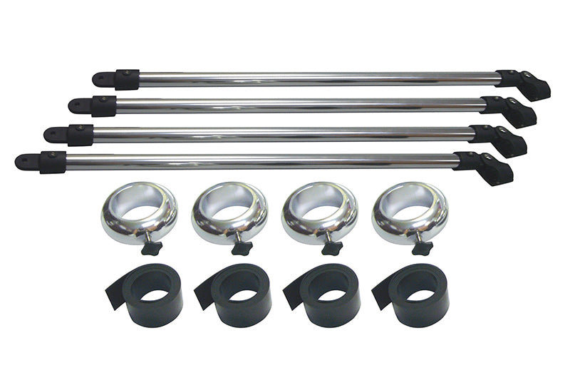 2 - 24" ALUMINUM BRACE KITS W/ (4)