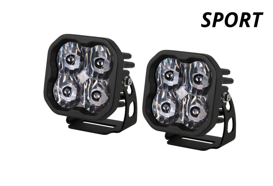SS3 SPORT ABL WHITE SAE DRIVING STANDARD NO BRACKETS (PAIR)