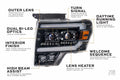 XB EVO HEADLIGHTS: FORD F150 (09-14