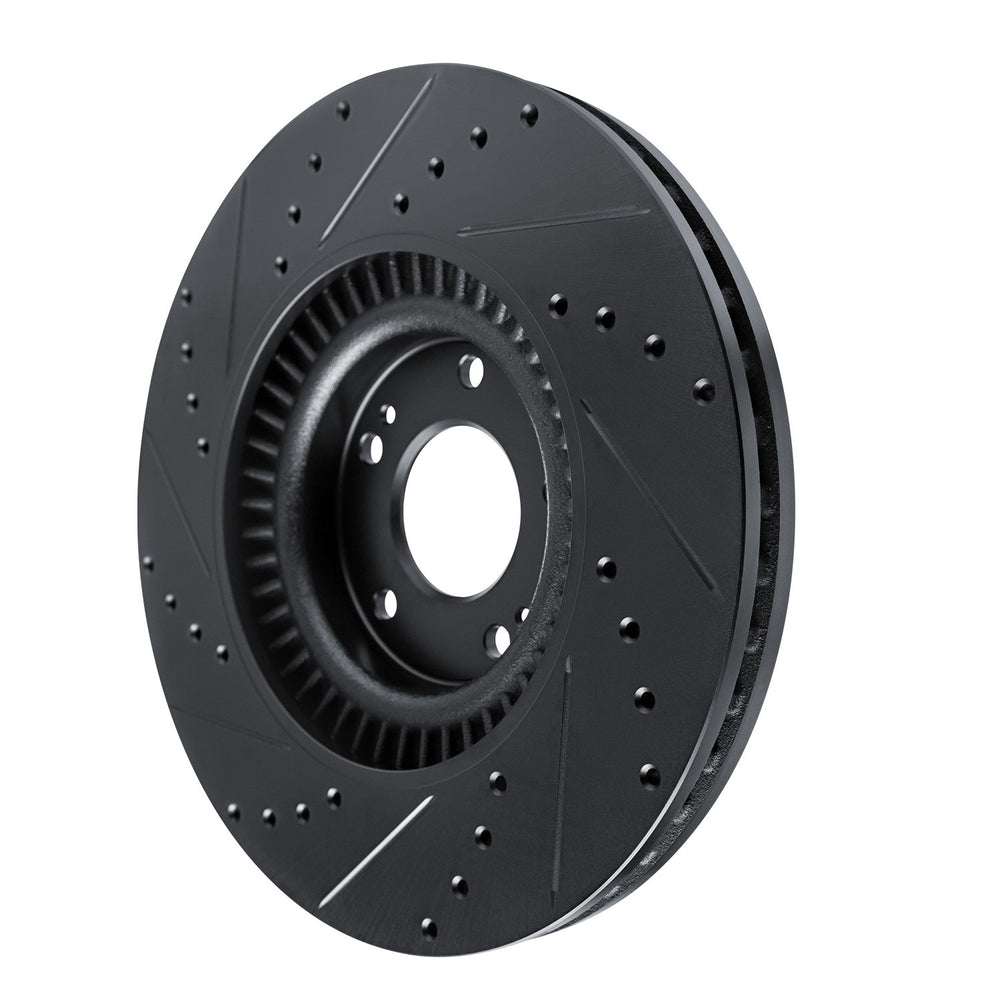 R1 20-25 Hyundai Palisade Front Right Drilled & Slotted Geoperformance Rotor