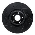 R1 20-25 Hyundai Palisade Front Right Drilled & Slotted Geoperformance Rotor