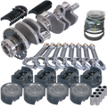 Eagle Chevy LS2 4.000in Crank 24 Tth Reluctor 6.125in I-Beam Rods 4.005in Pistons Rotating Assembly