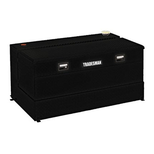 Tradesman Aluminum L-Shape Liquid Storage Tank (92 Gallon Capacity) - Black