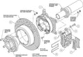 Wilwood Dynapro Low-Profile 11.00in P-Brake Kit Strange Eng Floater 3.49in Offset