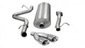3.0 Inch Cat-Back Sport Single Side Exit Exhaust 4.0 Inch Polished Tips 07-10 Silverado Sierra 2500