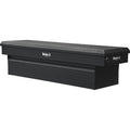 18X27X71 INCH TEXTURED MATTE BLACK DIAMOND TREAD ALUMINUM CROSSOVER TRUCK BOX