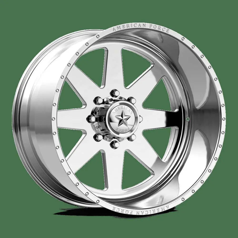 American Force Wheels silver auto part