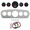 AutoMeter Designer Black 65-66 Ford Truck Billet Panel/Gauge Kit - 3-1/8in. (x1) & 2-1/16in. (x4)